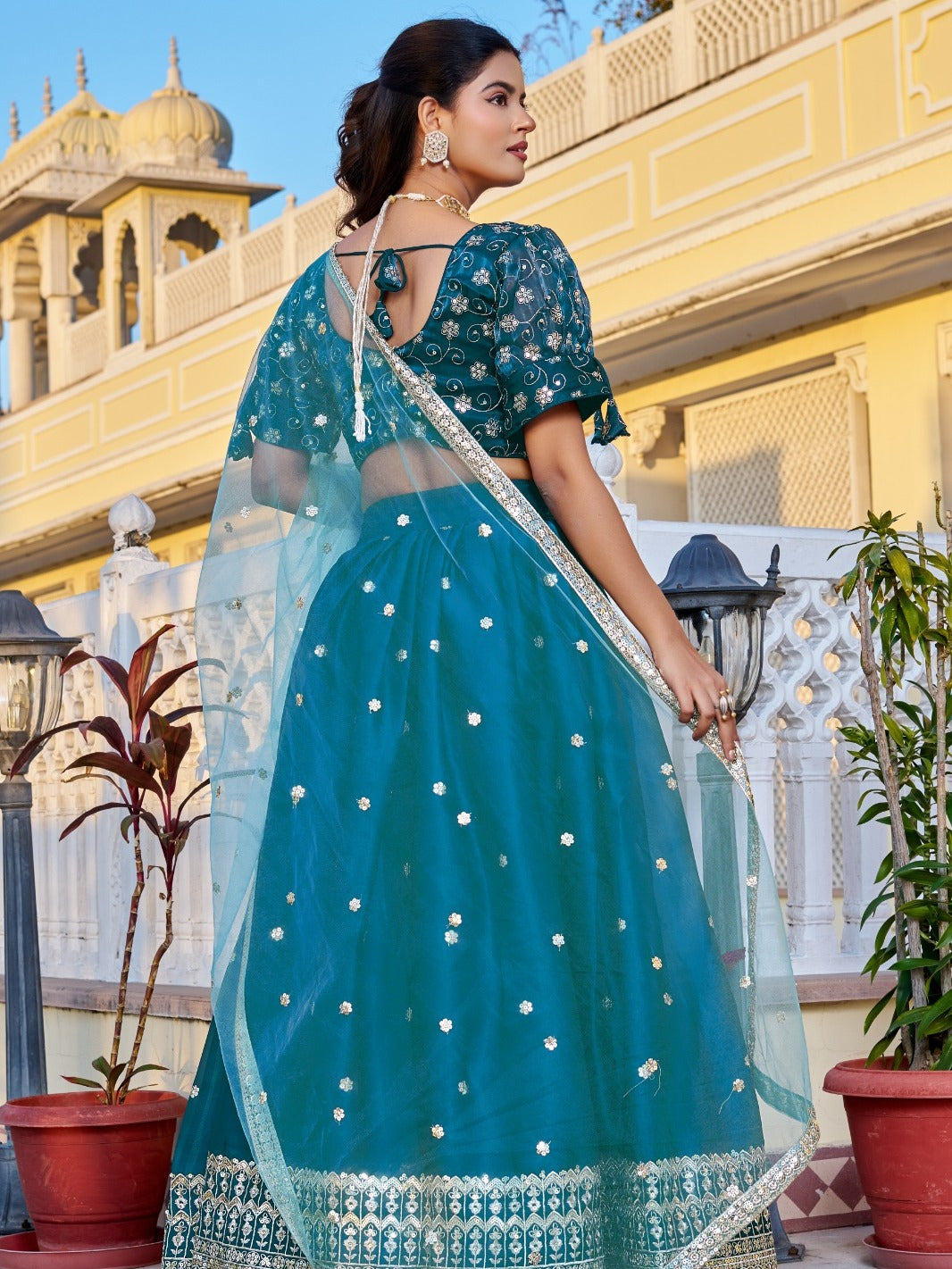 Monteliv Rama Embroidered Lehenga Set